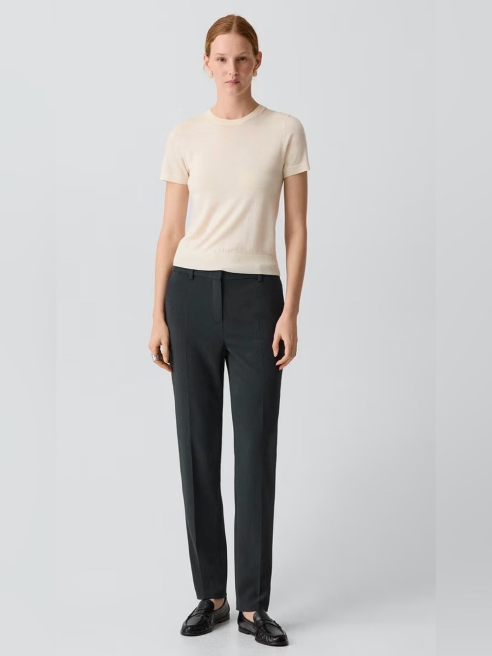 Treeca Full Length Pant in Admiral Crepe